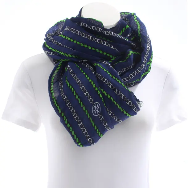 Shawl, in Multicolored, Cotton, Tory Burch