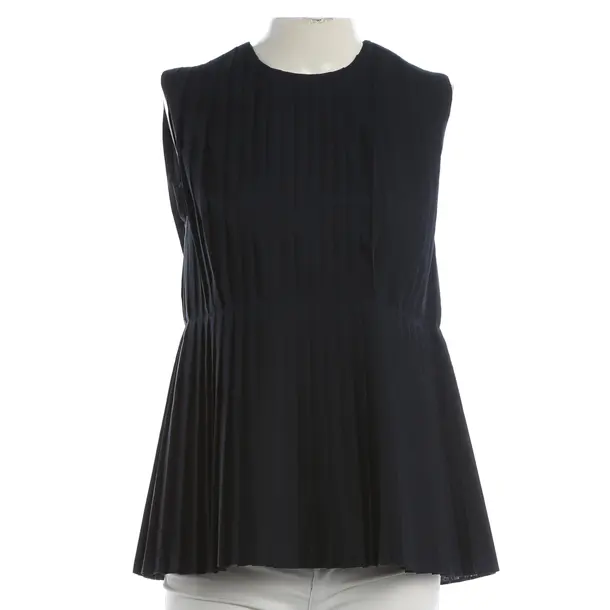 Bluse, in Navy, Polyester, Victoria Beckham