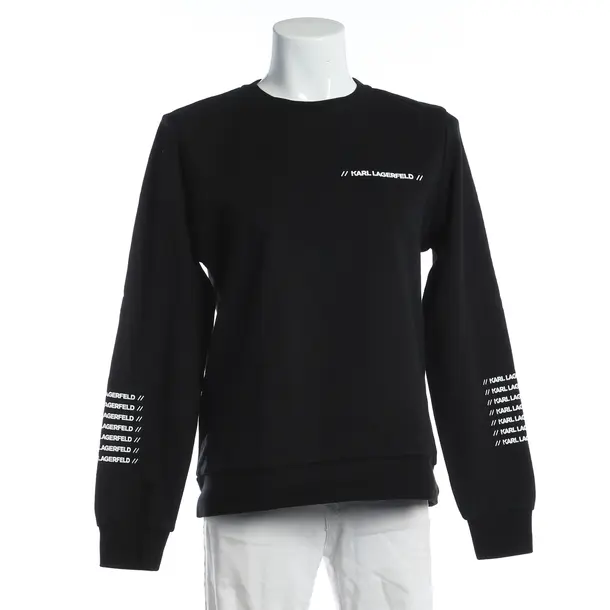 Felpa, in Nero, Cotone, Karl Lagerfeld