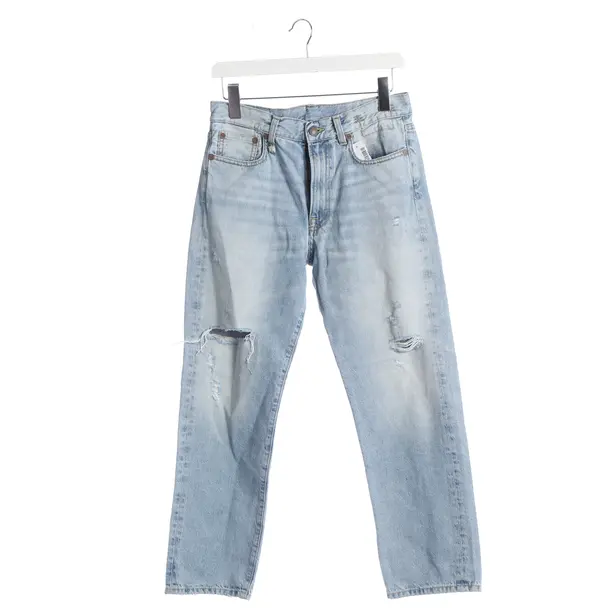 Slim Fit Jeans, in Light Blue, Cotton, R13