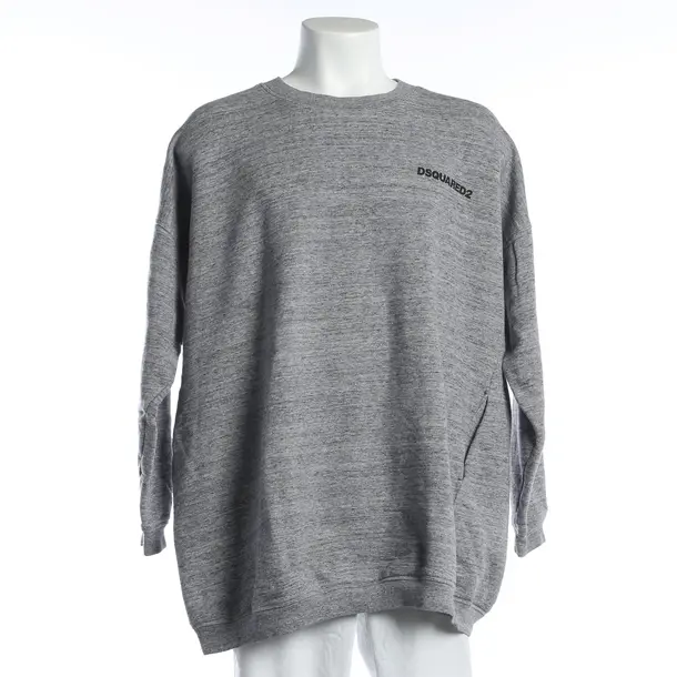 Felpa, in Grigio, Cotone, Dsquared
