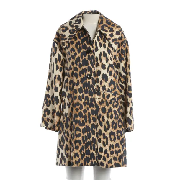 Summer Coat, in Light Brown, Cotton, Ganni
