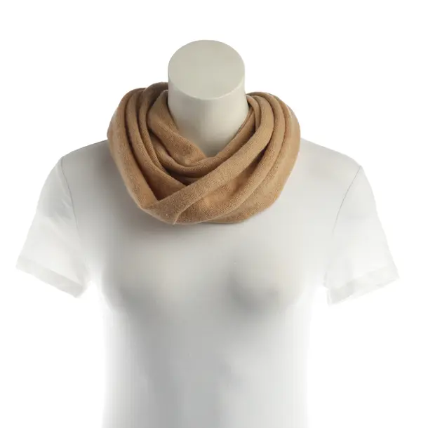 Scarf, in Camel, Cashmere, Repeat