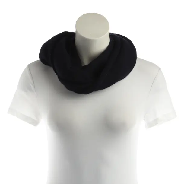 Scarf, in Navy, Cashmere, Repeat