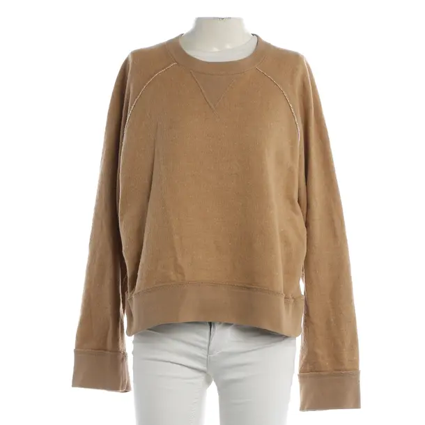 Sweatshirt, in Light Brown, Cotton, R13