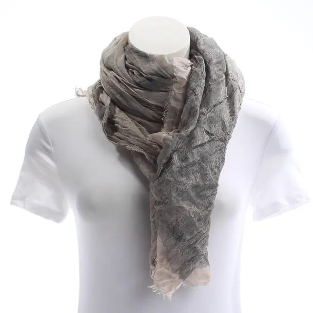 Schal, in Beige, Baumwolle, Faliero Sarti