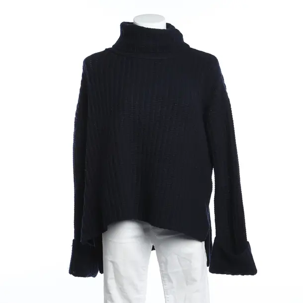 Wool Jumper, in Navy, Wool, Odeeh