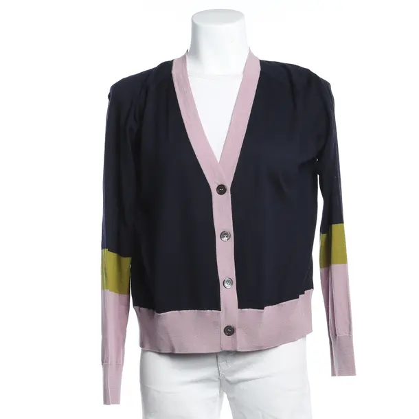 Cardigan, in Multicolored, Wool, Odeeh