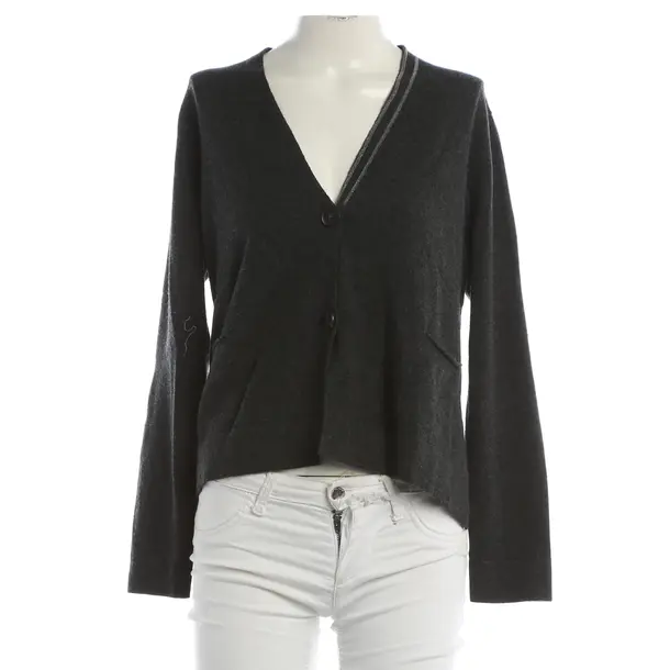 Strickjacke, in Grau, Wolle, Fabiana Filippi