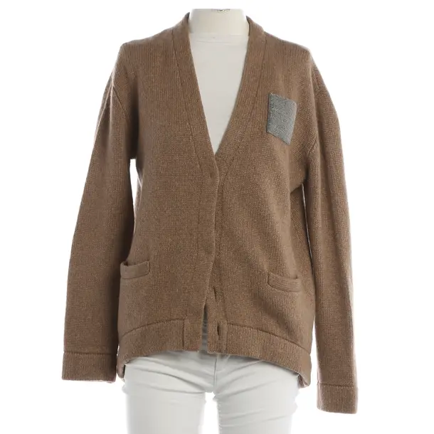 Cardigan, in Marrone, Cachemire, Brunello Cucinelli