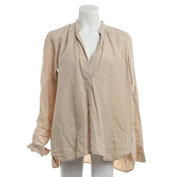 Bluse, in Braun, Leinen, Lis Lareida