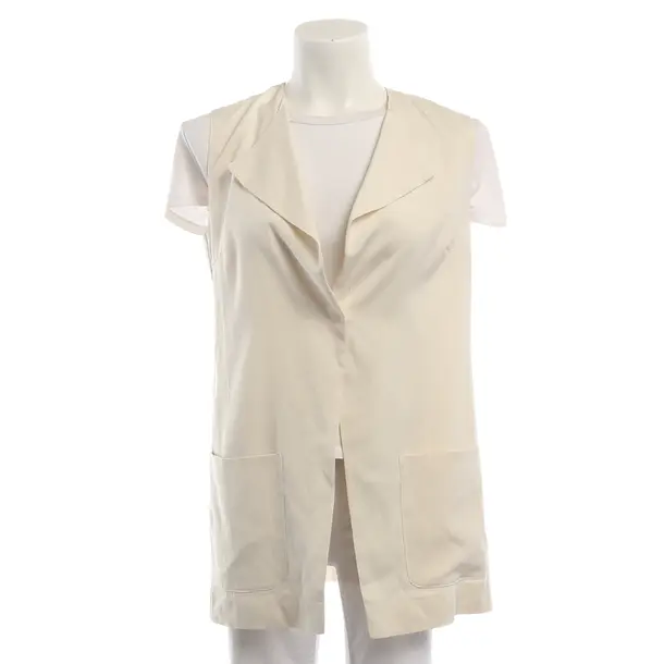Vest, in Beige, Silk, Brunello Cucinelli