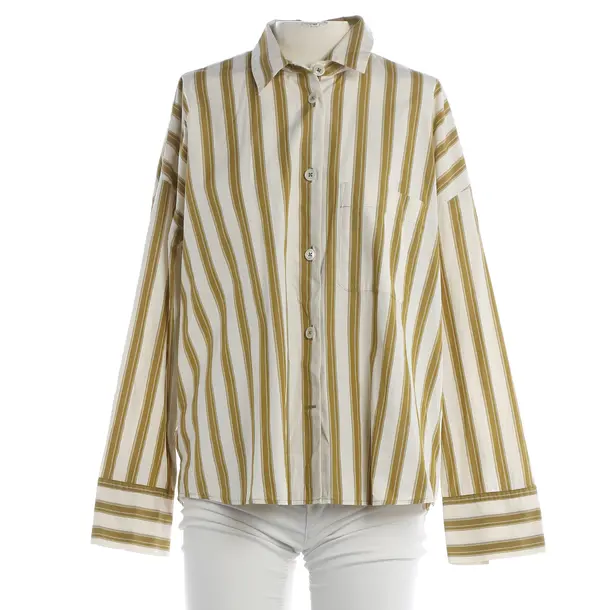 Blouse, in White, Cotton, Odeeh