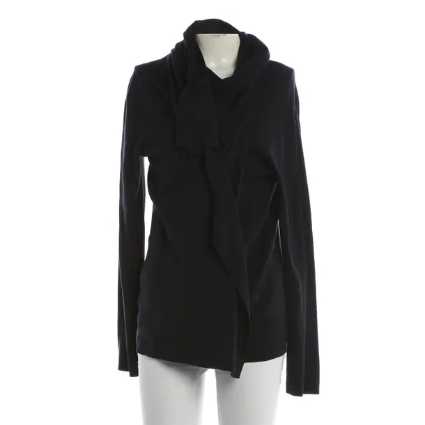 Cardigan, in Navy, Silk, Sminfinity