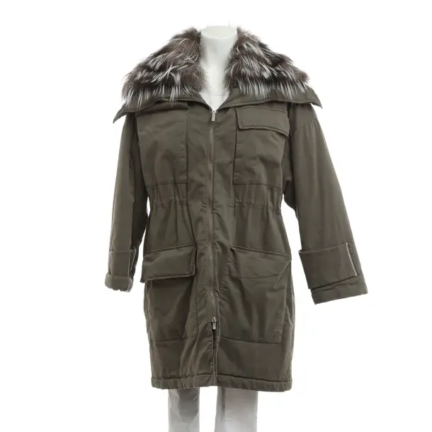 Winterjacke, in Grau, Baumwolle, Fabiana Filippi