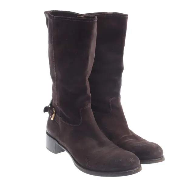Stiefeletten, in Braun, Prada