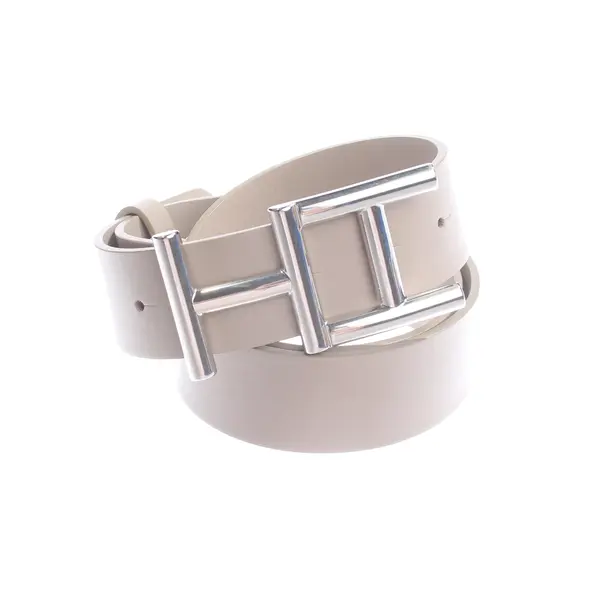 Belt, in Light Brown, Leather, Hemisphere