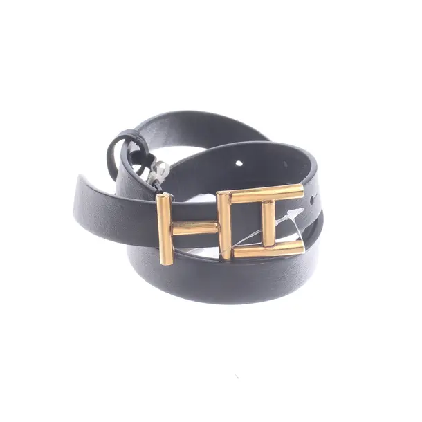 Belt, in Black, Leather, Hemisphere
