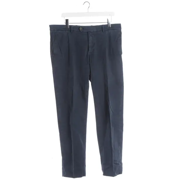 Pants, in Blue, Cotton, Brunello Cucinelli