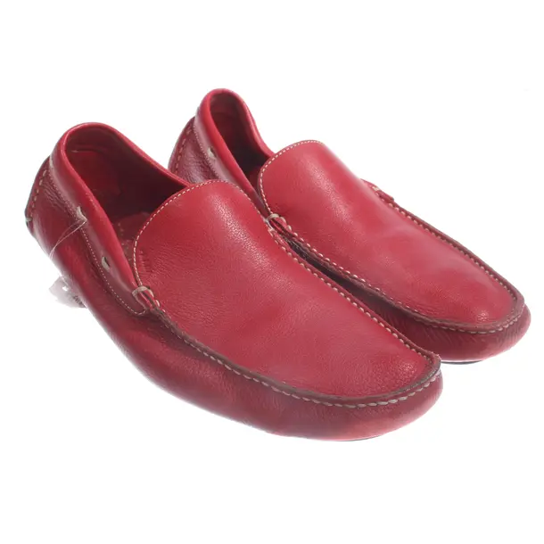 Loafers, in Red, Prada