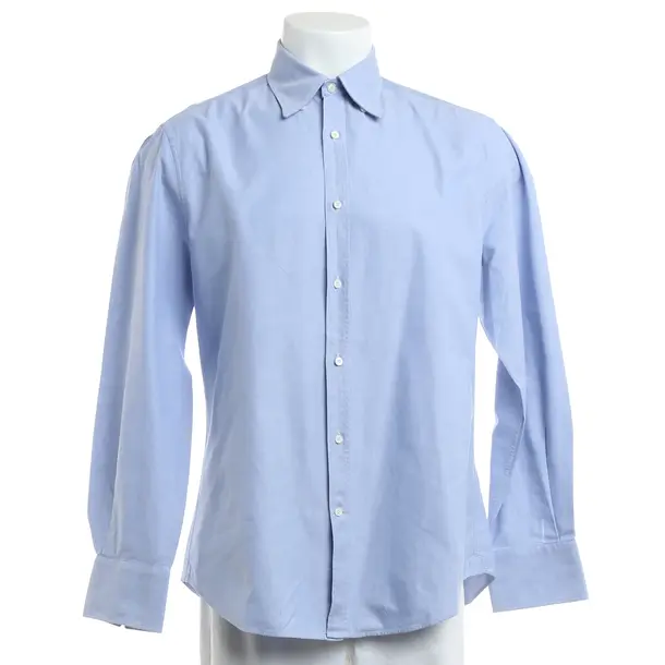 Shirt, in Light Blue, Cotton, Brunello Cucinelli