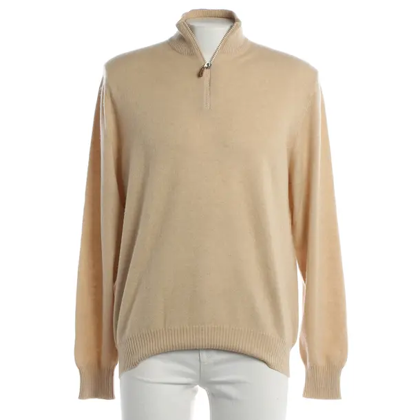 Pullover, in Braun, Kaschmir, Brunello Cucinelli