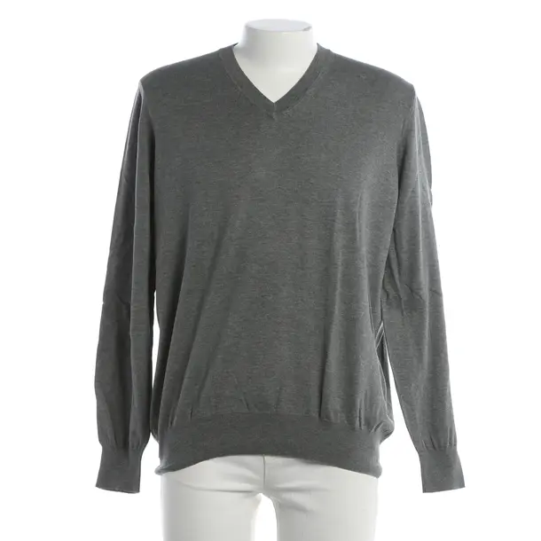 Jumper, in Gray, Cotton, Brunello Cucinelli