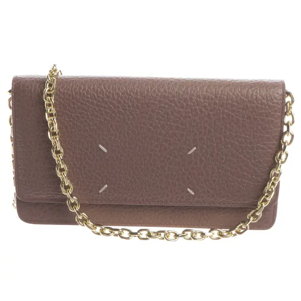 Wallet on Chain, in Purple, Leather, Maison Martin Margiela