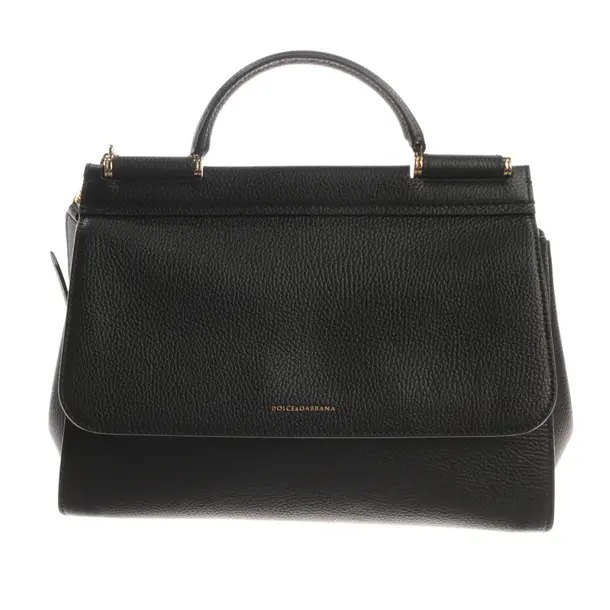 Handbag, in Black, Leather, Dolce & Gabbana