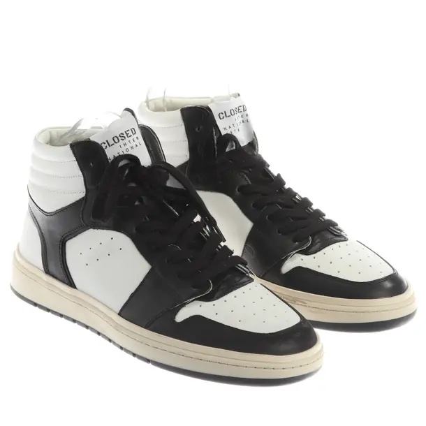 Sneaker alta, in Bianco, Chiuso