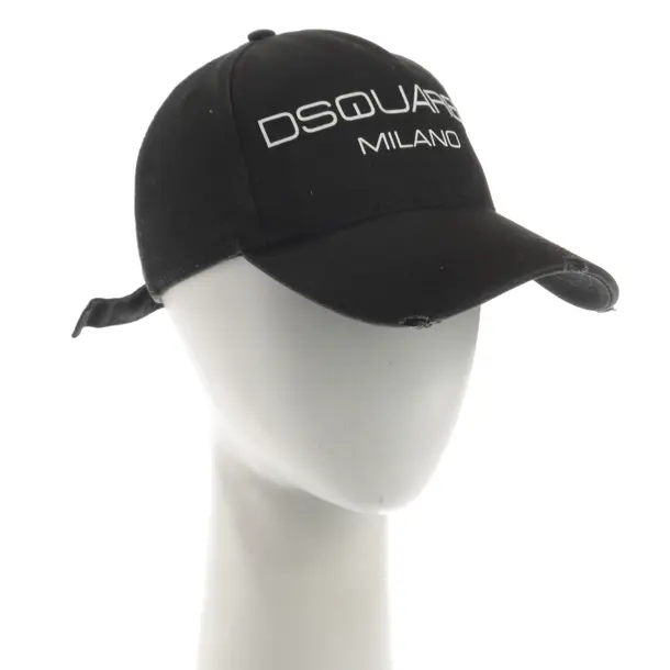 Cap, in Schwarz, Baumwolle, Dsquared