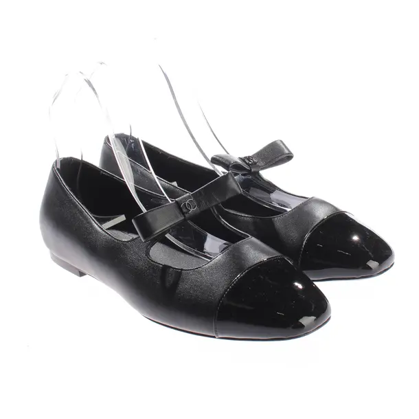 Ballerinas, in Schwarz, Chanel
