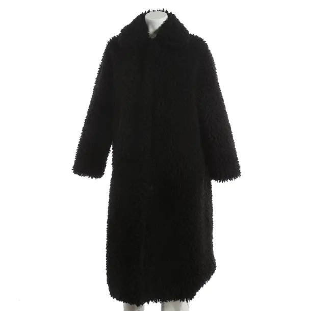 Winter Coat, in Black, Polyester, Stand Studio