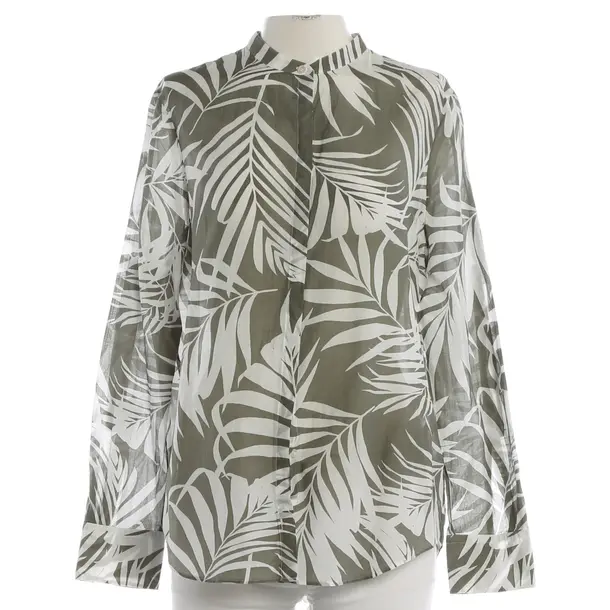 Blouse, in Olive Green, Cotton, Hugo Boss