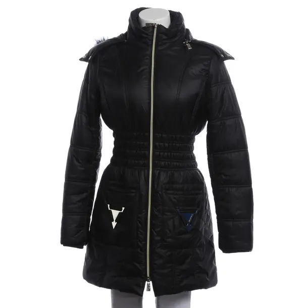 Winter Coat, in Black, Polyamide, Versace Jeans