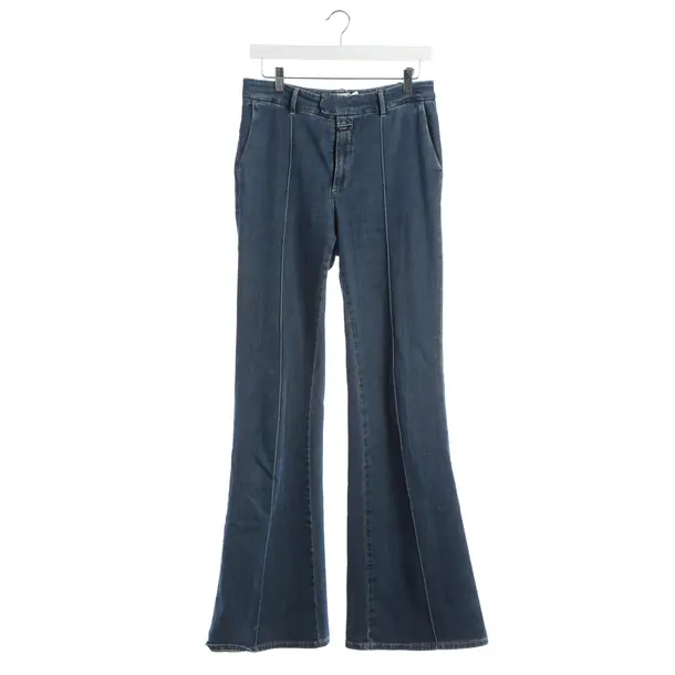Jeans straight fit, in Blu, Cotone, Chiuso