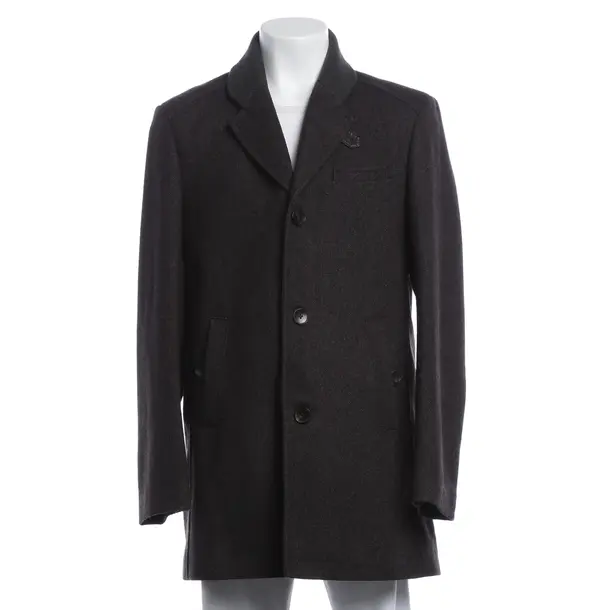 Overcoat, in Dark Brown, Wool, Ted Baker