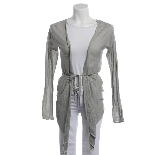 Cardigan, in Light Gray, Cotton, Drykorn