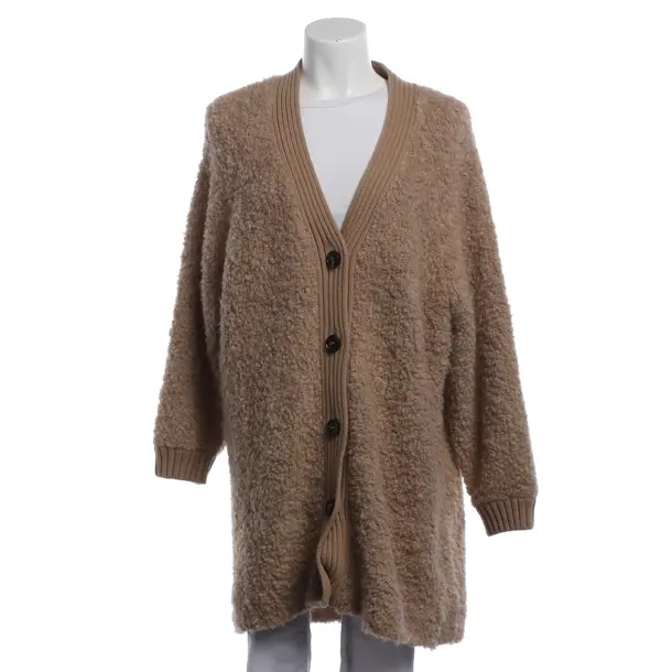 Cardigan, in Camel, Wool, Max Mara
