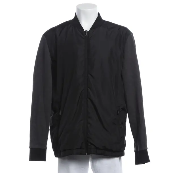 Mid-Season Jacket, in Dark Gray, Cotton, Hugo Boss Black Label