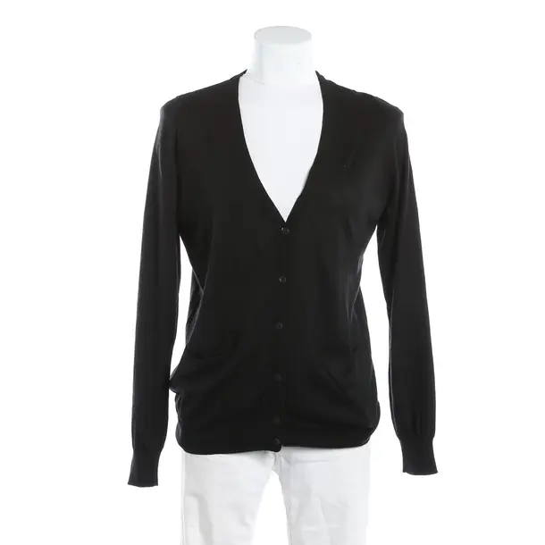 Cardigan, in Black, Cotton, Hugo Boss Red Label