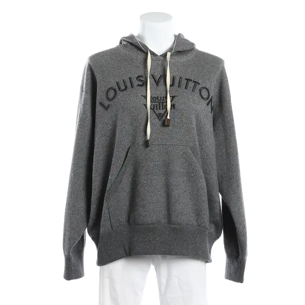 Hoodie, in Gray, Cashmere, Louis Vuitton