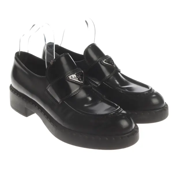Mocassini, in Nero, Prada
