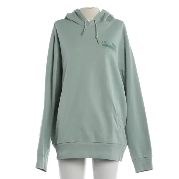Hoodie, in Light Green, Cotton, Hugo Boss