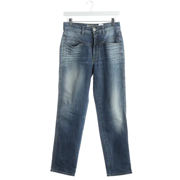 Straight Fit Jeans, in Blue, Cotton, Closed