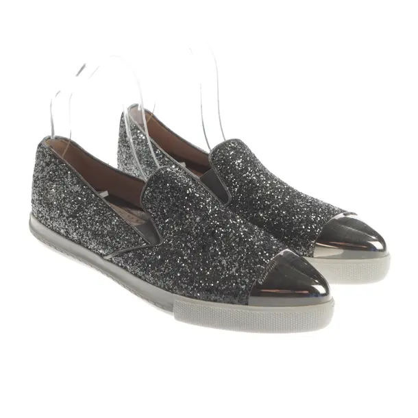 Flats, in Silver, Miu Miu