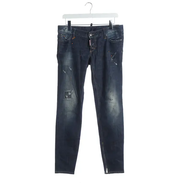 Jeans straight fit, in Blu, Cotone, Dsquared