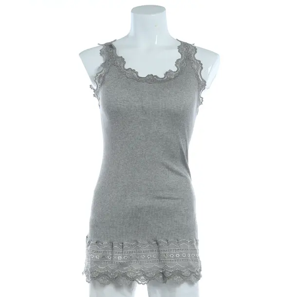 Top, in Gray, Seide, Rosemunde