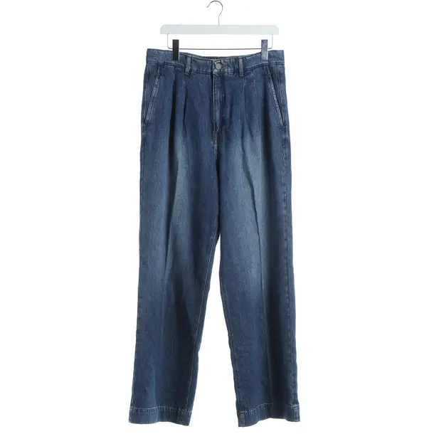 Wide Jeans, in Blue, Denim, Raffaello Rossi