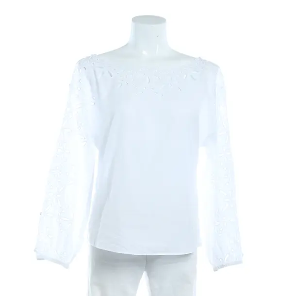Bluse, in Weiß, Baumwolle, Marc Cain